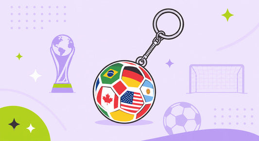 world cup fidget keychain