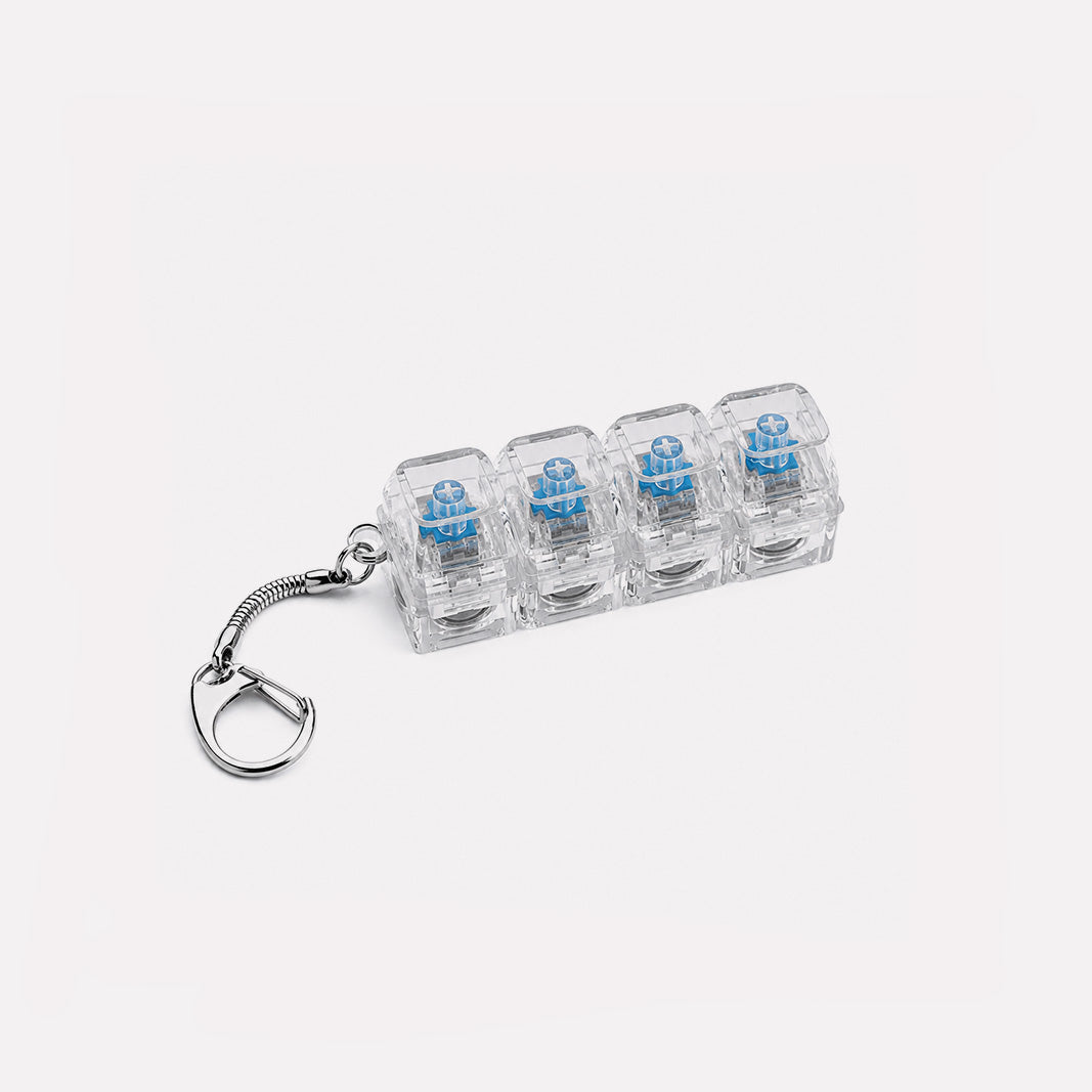 Clicket, a light-up button decompression toy