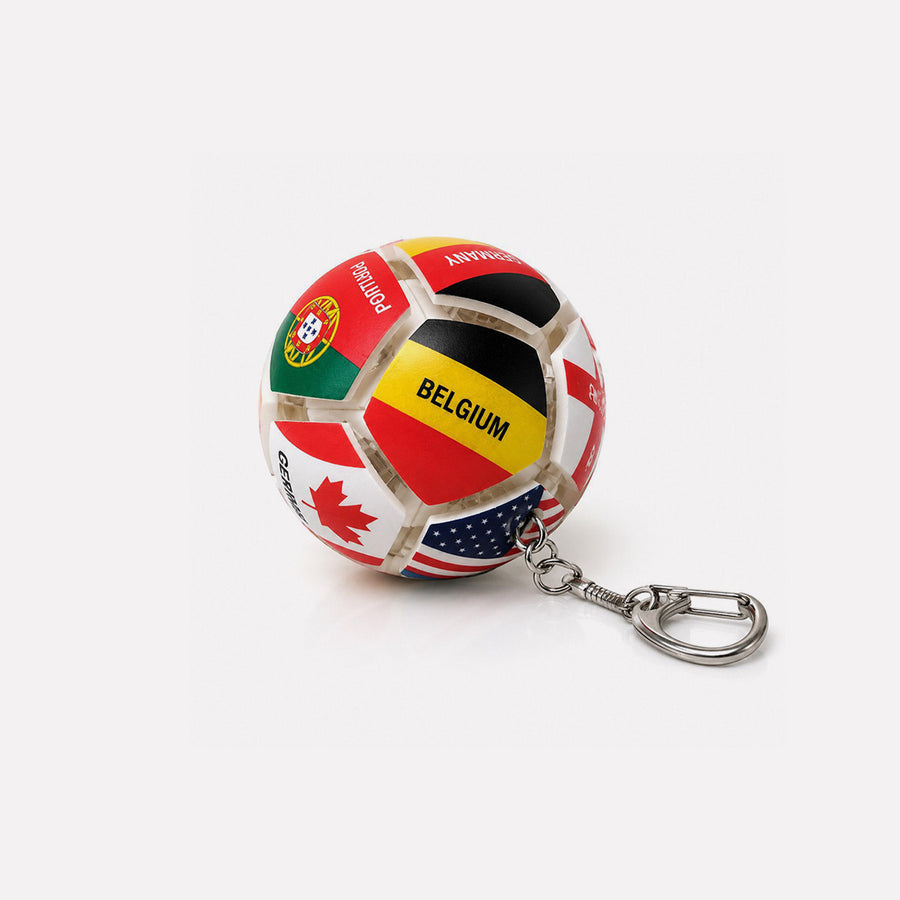 World Cup Nation Ball Keychain