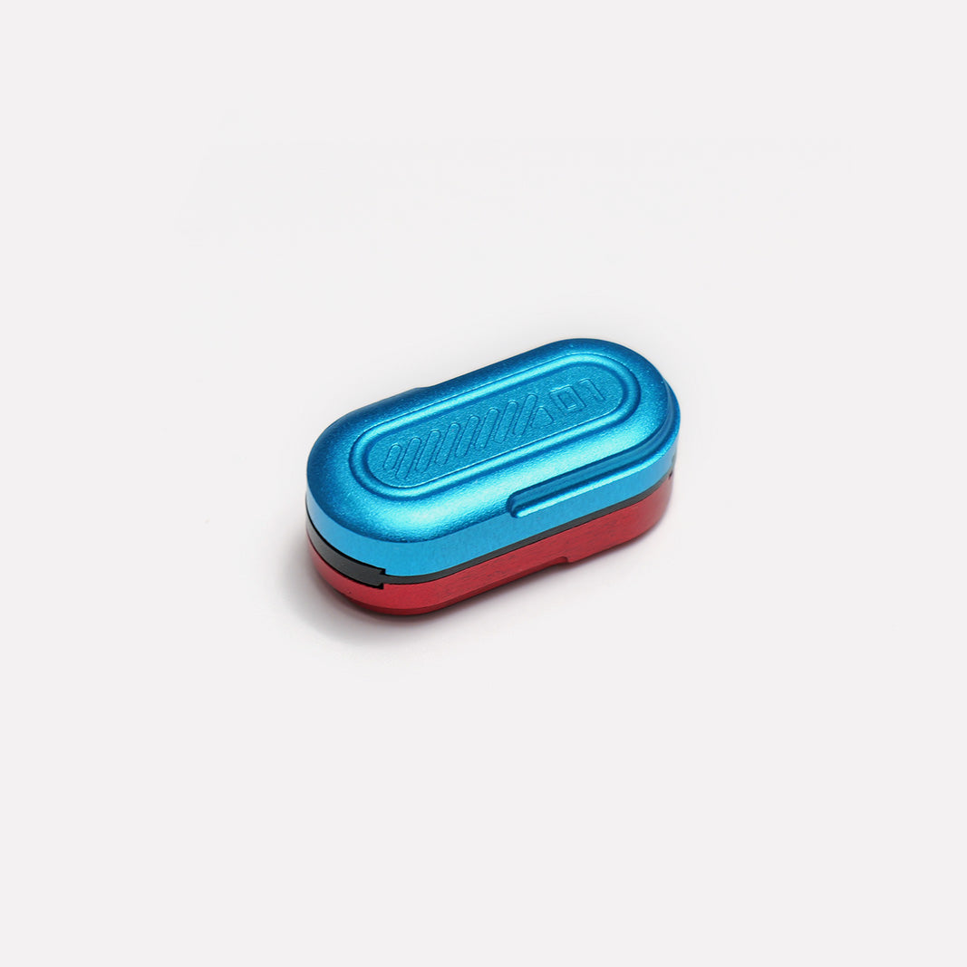 Red and Blue Capsules Brand Promotion