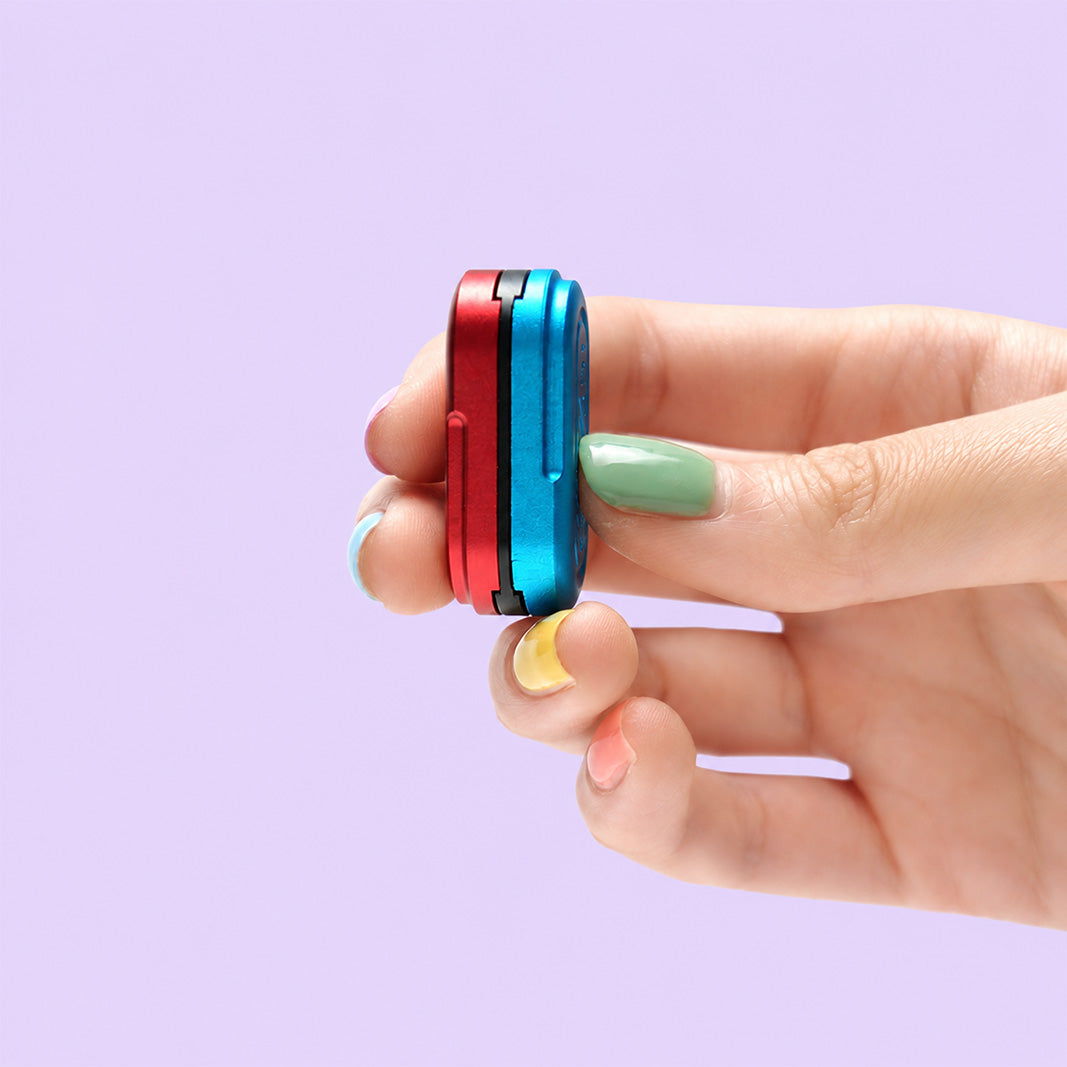 Red and Blue Capsules Brand Promotion