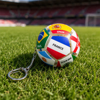 World Cup Nation Ball Keychain